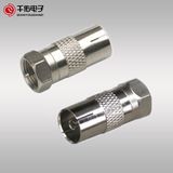 F Male to IEC Female Adaptor RF Connector