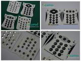 Customized Tactile Embossed Button Membrane Panel Graphic Overlay