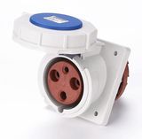 63A 2P+PE IP67 Panel mounted socket(Angle) (MN6342)