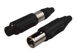 Microphone Connector for Microphone Cable and Mixer