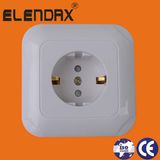 European Style Flush Mounted Wall Schuko Socket Outlet (F5010)