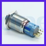 Hbs2gqh-22D/N 16mm Momentary Metal Push Button Switch Waterproof