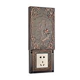 Hotel Wall Socket with Sliding Cover