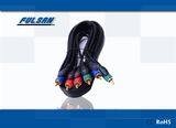 RGB Cable 3RCA to 3RCA Male Cable