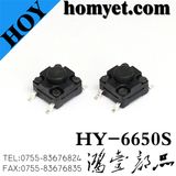 Manufacturer 6*6mm SMD Waterproof Tact Switch with 4 Feets (HY-6650S)