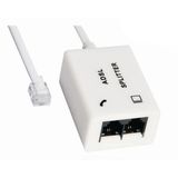 Rj11 Telephone Modem ADSL Splitter with Cable