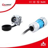 Connectors Manufacturing USB Converters USB Waterproof Panel Mount USB Waterproof Extension Cable Connector
