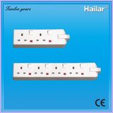 13A (2gang, 4 gang) Trailing Switched Socket and Extension Switch Socket+Neon