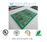 Immersion Gold PCB for GPS Tracking Module with Green Solder Mask