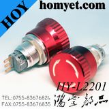 Factory Supply 22mm Metal Self-Locking Push Button Switch (HY-L2201)