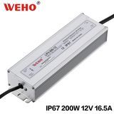 Universal Regulated 12VDC Output Power Supply 200W Waterproof LED Driver