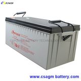 2018 Rechargebale Solar Panel Lead Acid Gel Battery 200ah 12V