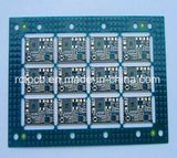 6 Layer Blue PCB with Half Holes
