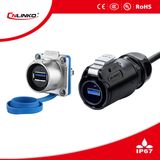 High Quality IP67 USB 3.0 Metal Female Socket Connector
