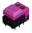 Two LEDs Color Option Pushbutton Switches