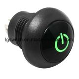 LED Light IP65 Waterproof Momentary Push Button Switch