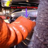 Thick Wall Sleeving with Fibreglass Coating of Flame Retardant Silicone Rubber