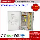 12V 10A18CH Output Switching Power Supply for CCTV Camera