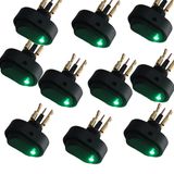 LED Light 12V 30AMP 30A Car Boat Auto Rocker Spst Toggle Switch
