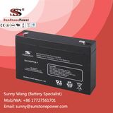 6V Voltage and PV Solar Usage 7ah Deep Cycle AGM Battery