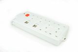 Power Strip Portable Extention Socket 6 USB and 4 AC Port Charger