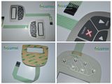 Membrane Switch Panel with Rim Embossed Buttons Transparent Window