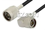 N Male to N Male Right Angle Cable