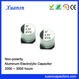 47UF 6.3V SMD 2000hours Non Polar Aluminum Electrolytic Capacitor