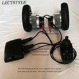 24V 120rpm Lightweight Power Brushless Wheelchair Hub Motor with Controller & Joystick Lever