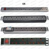 19 Inch UK Type Universal Socket Network Cabinet and Rack PDU