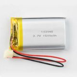 Rechargeable 103048 3.7V 1500mAh Polymer Li-ion Battery