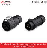 IP65 2pin Plastic Cable Connector for LED Tri-Proof Lighting