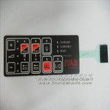 Graphic Overlay Circuit Print LED Window Embossing Membrane Switch