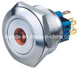 28mm DOT Red LED Latching Push Button Switch