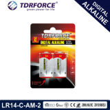1.5V Digital Alkaline Manufacture Dry Battery (LR14-C Size-AM2)
