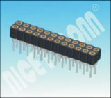 China Facotory 2.54 mm Dual Rows DIP Female IC Socket Connetor