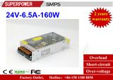LED Driver 24V 6.5A 150W Switching Power Supply for LED Lighting