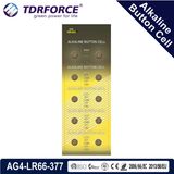 1.5V	0.00% Mercury Free Alkaline Button Cell AG4/Lrr626 Battery for Watch