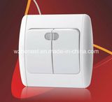 Electrical Switches for European Turkey Wall Switch Two Gang One Way Two Way Light Switch
