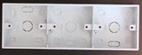 Cheap Price PVC 3 Gang Surface Mount Wall Switch Boxes