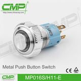 16mm High Head Ring LED Metal Push Button Switch
