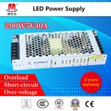 40A 5V Low Profile LED Display Switching/ Switch Power Supply 200W Ultrathin