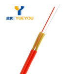 Indoor 2 Cores 50/125 Multimode Kevlar Fiber Optical Cable FTTH