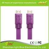 Black Color HDMI Flat Cable for 3D