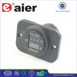 Daier Dual Port Car DC 12-24V Digital Ammeter&Voltmeter (DS8110)