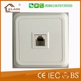 RJ45 Euro Style Flush Mounted Internet Power Wall Socket