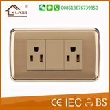 Low Price South American Style Double 3 Pole Socket