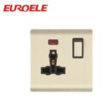 Muti-Function Aluminum Plate Universal Switched Socket