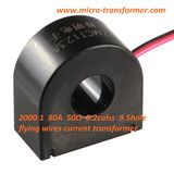 Flying Wires Current Transformer 2000: 1 80A 50ohm 0.2class 9.5hole (ZMCT123A)