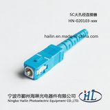 Sc Fiber Optic Connectors with Stainless Steel Ferrule 3.0mm Boot